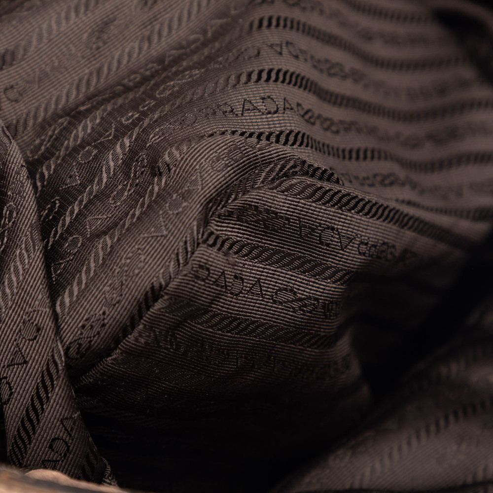 Pre-Loved Prada Ombre Vitello Daino Side Zip Convertible Tote - Picture 6 of 8